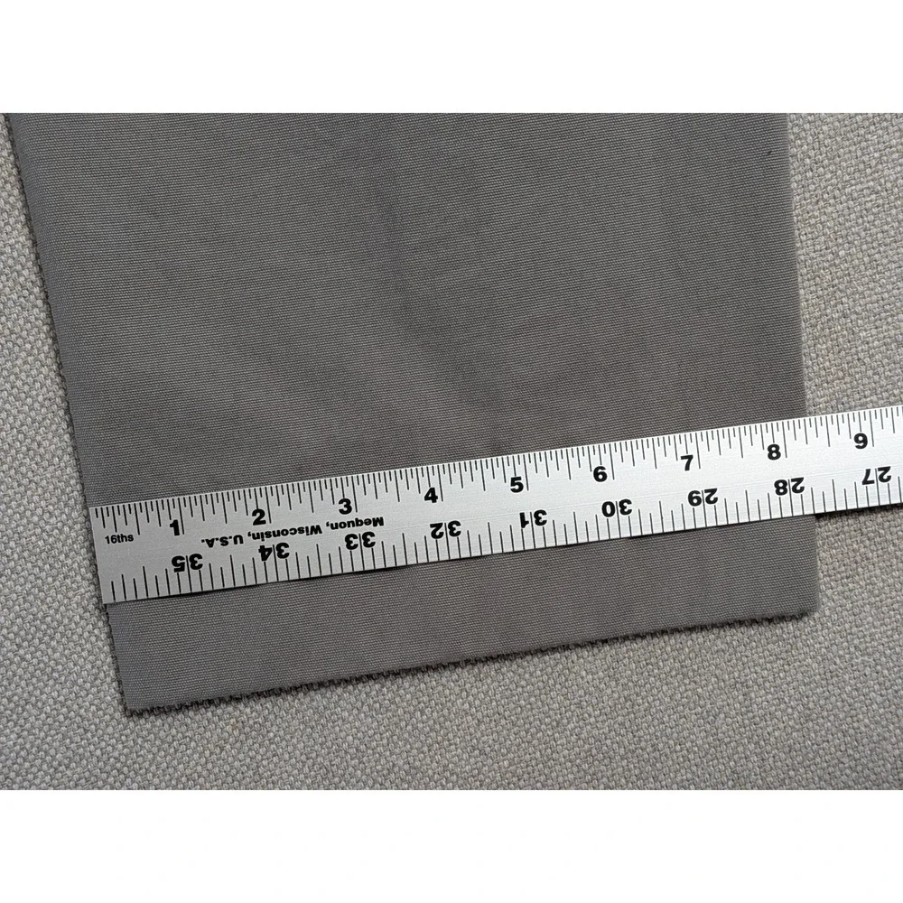 PROPER CLOTH DiSondrio Pants Men's Grey 42x30 Stretch Canvas Chinos Office